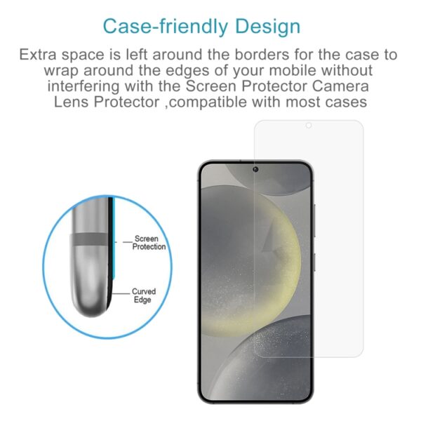 Zaščitno steklo za Samsung Galaxy S25 Plus Urbanzo, 0.26mm 9H 2.5D, prozorna - slika 3