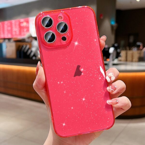 Ovitek Glitter Powder TPU za Apple iPhone 16 Pro Max 6.9, Mobella, prozorna