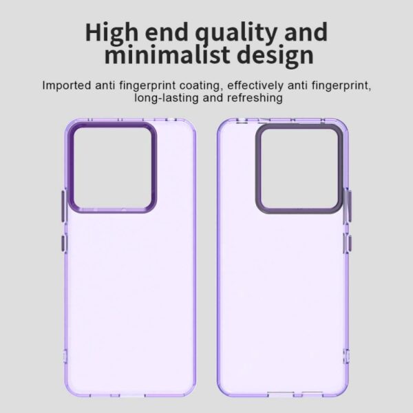 Ovitek Candy PC TPU Shockproof za Xiaomi Redmi Note 13 Pro, Poco X6, Mobella, vijolična - slika 6
