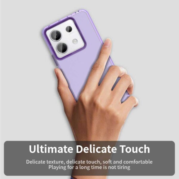 Ovitek Candy PC TPU Shockproof za Xiaomi Redmi Note 13 Pro, Poco X6, Mobella, vijolična - slika 5