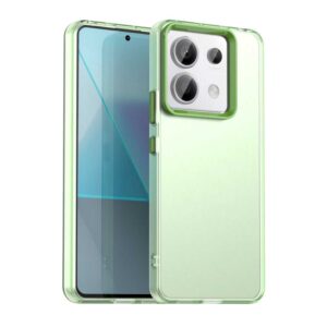 Ovitek Candy PC TPU Shockproof za Xiaomi Redmi Note 13 Pro, Poco X6, Mobella, zelena