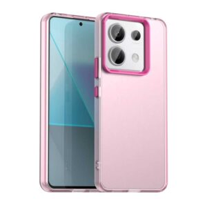 Ovitek Candy PC TPU Shockproof za Xiaomi Redmi Note 13 Pro, Poco X6, Mobella, rdeča