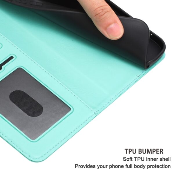 Preklopni Etui za Apple iPhone 16e Mobella, Floral Embossed, zelena - slika 7