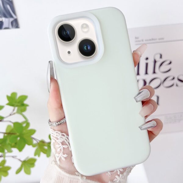 Ovitek Hybrid Liquid Silicone Jelly za Apple iPhone 15 6.1, Mobella, zelena