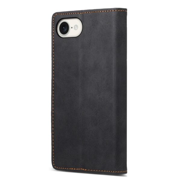 Preklopni Etui za Apple iPhone 16e Urbanzo, Business Solid Color Magnetic RFID, črna - slika 4