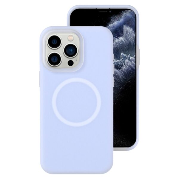 Ovitek MagSafe Jelly Liquid Silicone Magnetic za Apple iPhone 11 Pro 5.8, Mobella, vijolična