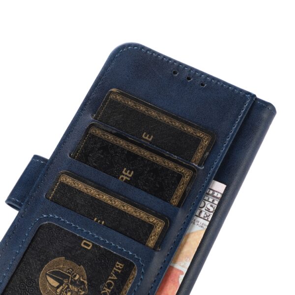 Preklopni Etui za Samsung Galaxy S24 FE Urbanzo, Cow Texture Flip, modra - slika 6