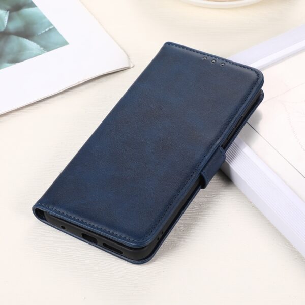 Preklopni Etui za Samsung Galaxy S24 FE Urbanzo, Cow Texture Flip, modra - slika 2