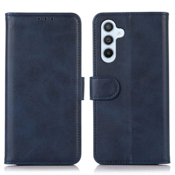Preklopni Etui za Samsung Galaxy S24 FE Urbanzo, Cow Texture Flip, modra
