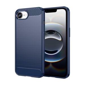 Ovitek Brushed Texture Carbon Fiber za Apple iPhone 16e, Urbanzo, modra