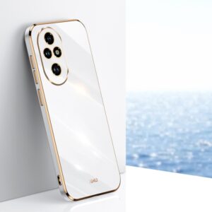Ovitek 6D Plating Gold Edge za Honor 200 Pro, Xinli, zlata