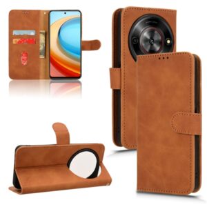 Preklopni Etui za Telemach 5G Pro Urbanzo, Feel Magnetic Leather, rjava