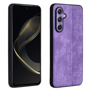 Ovitek 3D Embossed Skin Feel za Samsung Galaxy A55 5G A556B, Azns, vijolična