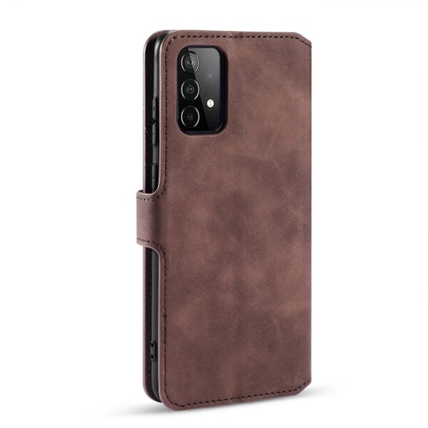 Preklopni Etui za Samsung Galaxy A52 4G/5G Dg.Ming, Retro Oil Side, rjava - slika 3