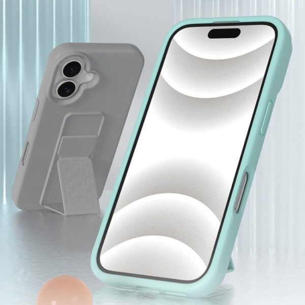 Ovitek Liquid Silicone Holder za Apple iPhone 16 6.1, Mobella, črna - slika 2