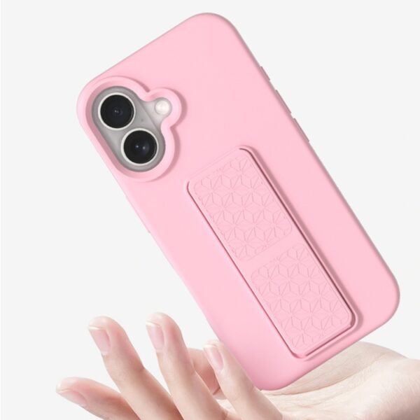 Ovitek Liquid Silicone Holder za Apple iPhone 16 6.1, Mobella, črna - slika 3