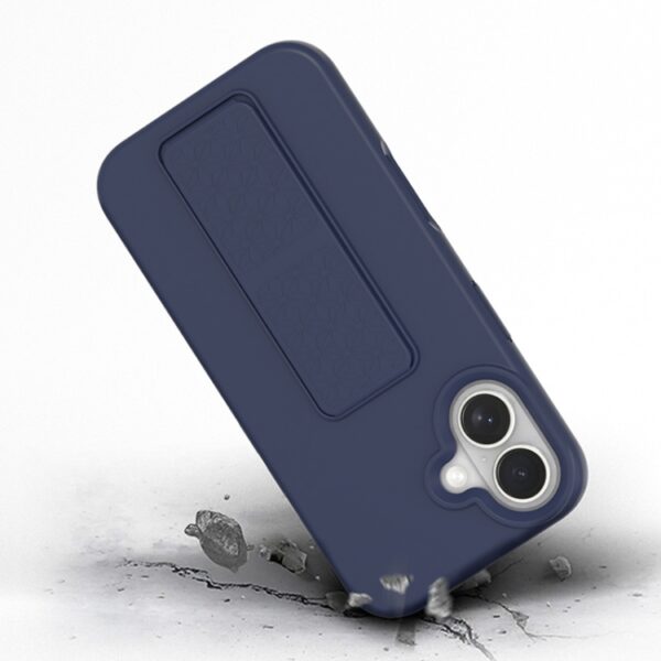 Ovitek Liquid Silicone Holder za Apple iPhone 16 6.1, Mobella, črna - slika 4
