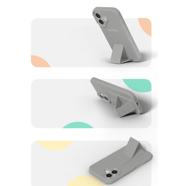 Ovitek Liquid Silicone Holder za Apple iPhone 16 6.1, Mobella, črna - slika 6