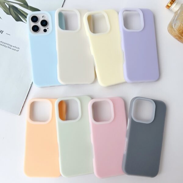 Ovitek Hybrid Liquid Silicone Jelly za Apple iPhone 16 Pro Max 6.9, Mobella, rumena - slika 2