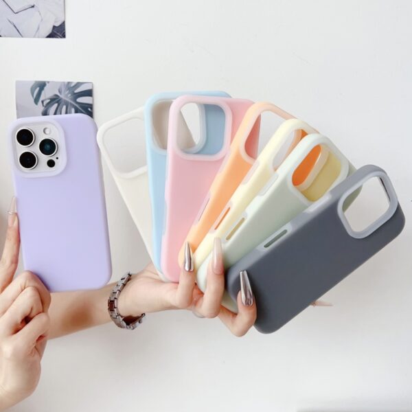 Ovitek Hybrid Liquid Silicone Jelly za Apple iPhone 16 Pro Max 6.9, Mobella, rumena - slika 4