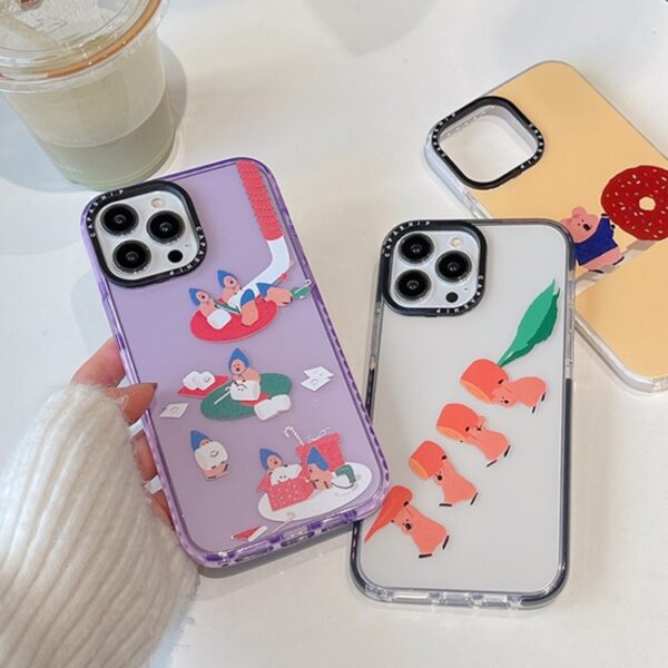 Ovitek Simple Illustration Print Weight Loss Cat C za Apple iPhone 16 6.1, Mobella, vijolična - slika 2