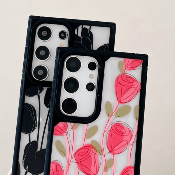 Ovitek Creative Art Pattern Full Coverage za Samsung Galaxy A55 5G A556B, Mobella, rdeča - slika 5