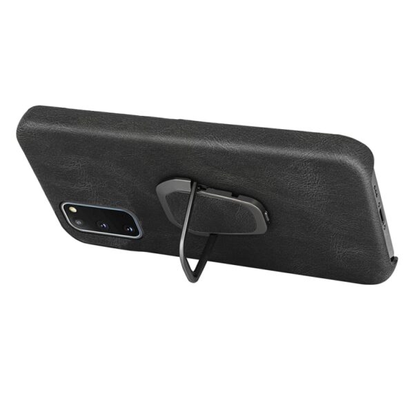 Ovitek Ring Holder PU za Samsung Galaxy S20 G980F, Urbanzo, črna - slika 4