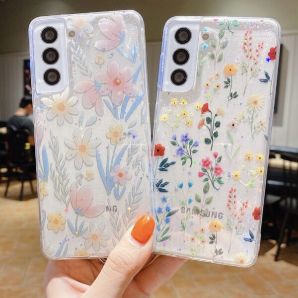 Ovitek Fresh Small Floral Epoxy za Samsung Galaxy S24 FE SM-S721B, Mobella, pisana - slika 5