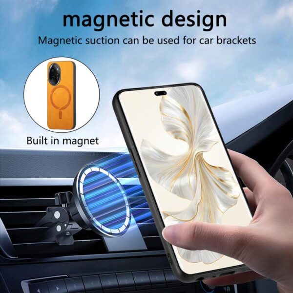 Ovitek MagSafe Retro Magsafe Magnetic za Honor Magic7 Pro, Urbanzo, zelena - slika 5