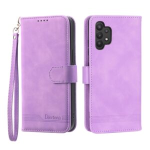 Preklopni Etui za Samsung Galaxy A32 4G Dierfeng, Dierfeng Dream Line Leather, vijolična