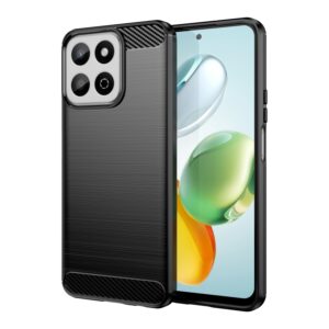 ovitek Carbon Fiber Brushed Texture TPU za Honor 200 Pro, Urbanzo, črna