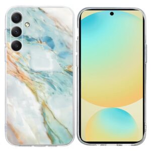 Ovitek Colorful Painting Pattern TPU Marble za Samsung Galaxy A36 5G A366B, Galaxy A56 5G A566B, Mobella, turkizna