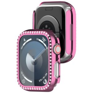 Zaščitno ohišje za uro Diamond Hollow PC za Apple Watch 7, Mobella, pink