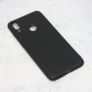Ovitek Carbon fiber za Huawei Y7 2019, Teracell, črna