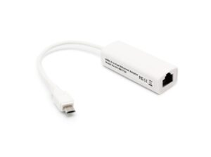 Adapter, micro USB-LAN, M-Ž, Teracell, bela
