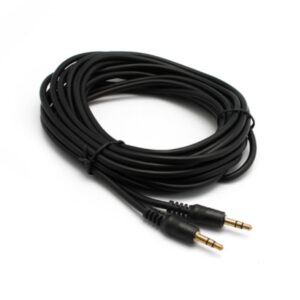 Avdio kabel, 3.5mm AUX, M-M, Teracell, 5m, črna