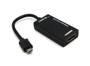 Adapter MHL, Micro USB-HDMI, M-Ž, Teracell, črna
